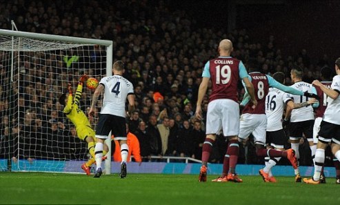 ไฮไลท์ฟุตบอล พรีเมียร์ลีก เวสต์แฮม 1-0 สเปอร์ส