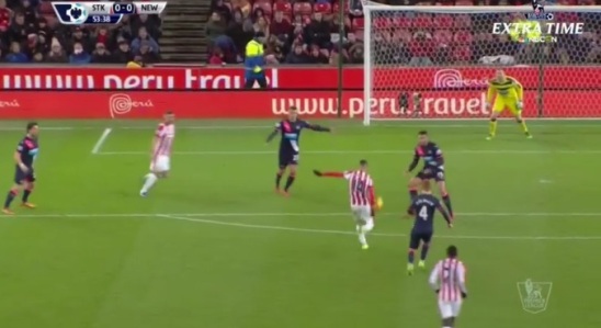 ไฮไลท์ฟุตบอล พรีเมียร์ลีก สโต๊ค 1-0 นิวคาสเซิล