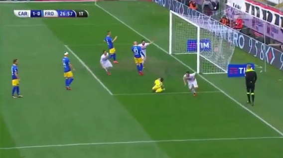 ไฮไลท์ฟุตบอล กัลโช่ เซเรีย อา คาร์ปิ 2-1 โฟรซิโนเน่