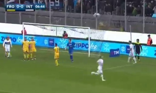 ไฮไลท์ฟุตบอล กัลโช่ เซเรีย อา โฟรซิโนเน่ 0-1 อินเตอร์ มิลาน