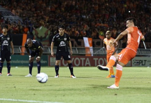 ไฮไลท์ฟุตบอล ไทยพรีเมียร์ลีก สุโขทัย เอฟซี 1-0 สุพรรณบุรี เอฟซี
