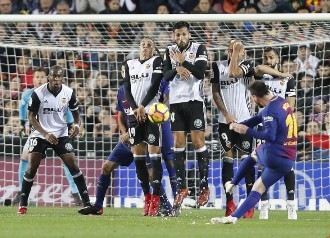 ไฮไลท์ฟุตบอล ลาลีกา บาเลนเซีย 1-1 บาร์เซโลน่า