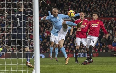 ไฮไลท์ฟุตบอล พรีเมียร์ลีก แมนฯยูไนเต็ด 1-2 แมนฯซิตี้