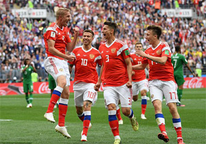 ไฮไลท์ฟุตบอล บอลโลก 2018 รัสเซีย 5-0 ซาอุดีอาระเบีย