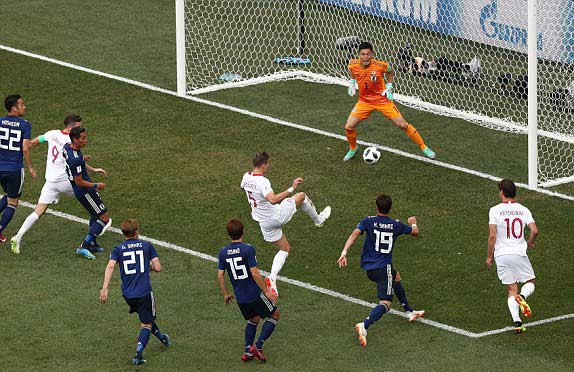 ไฮไลท์ฟุตบอล บอลโลก 2018 ญี่ปุ่น 0-1 โปแลนด์