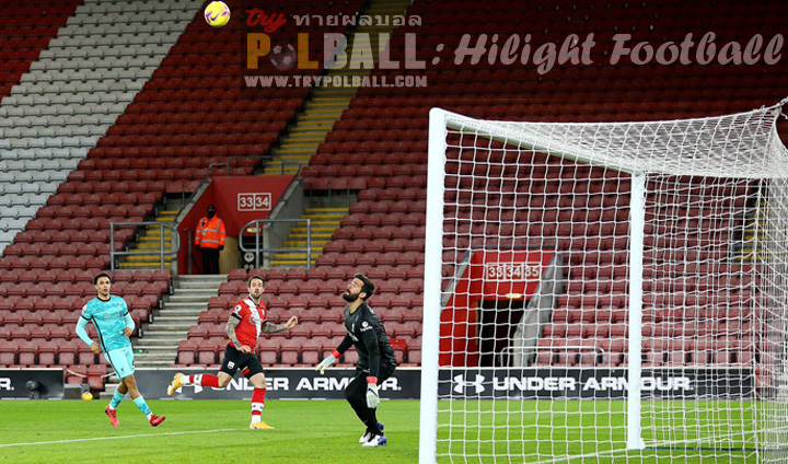 ไฮไลท์ฟุตบอล พรีเมียร์ลีก เซาธ์แฮมป์ตัน 1-0 ลิเวอร์พูล