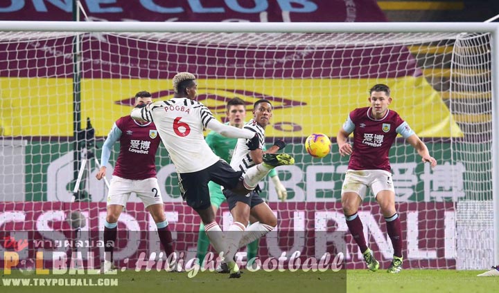 ไฮไลท์ฟุตบอล พรีเมียร์ลีก เบิร์นลี่ย์ 0-1 แมนฯยูไนเต็ด